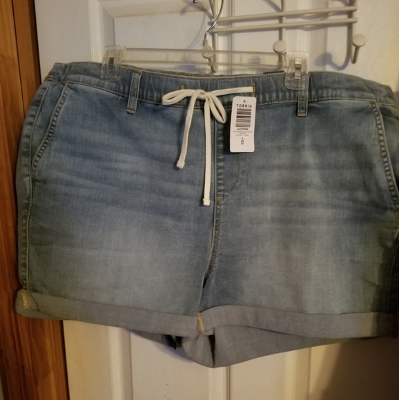 NWT Torrid 3.5" Weekend Denim Shorts - Picture 6 of 9